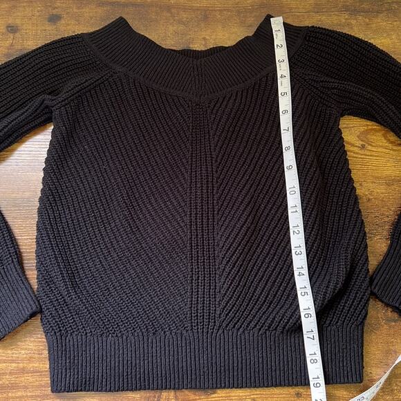 Abercrombie & Fitch Black Thick Long Sleeve Pullover Sweater - Picture 7 of 10